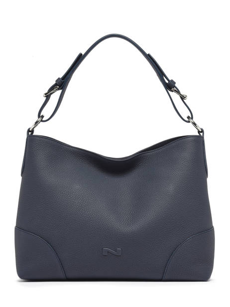 Schoudertas Tango Bis Leder Nathan baume Blauw nathan 52